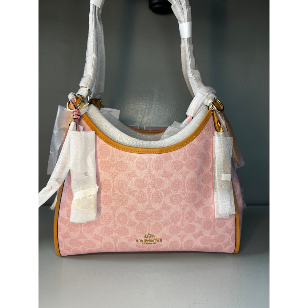 Coach Erin Shoulder Bag In Signature Canvas With Charms